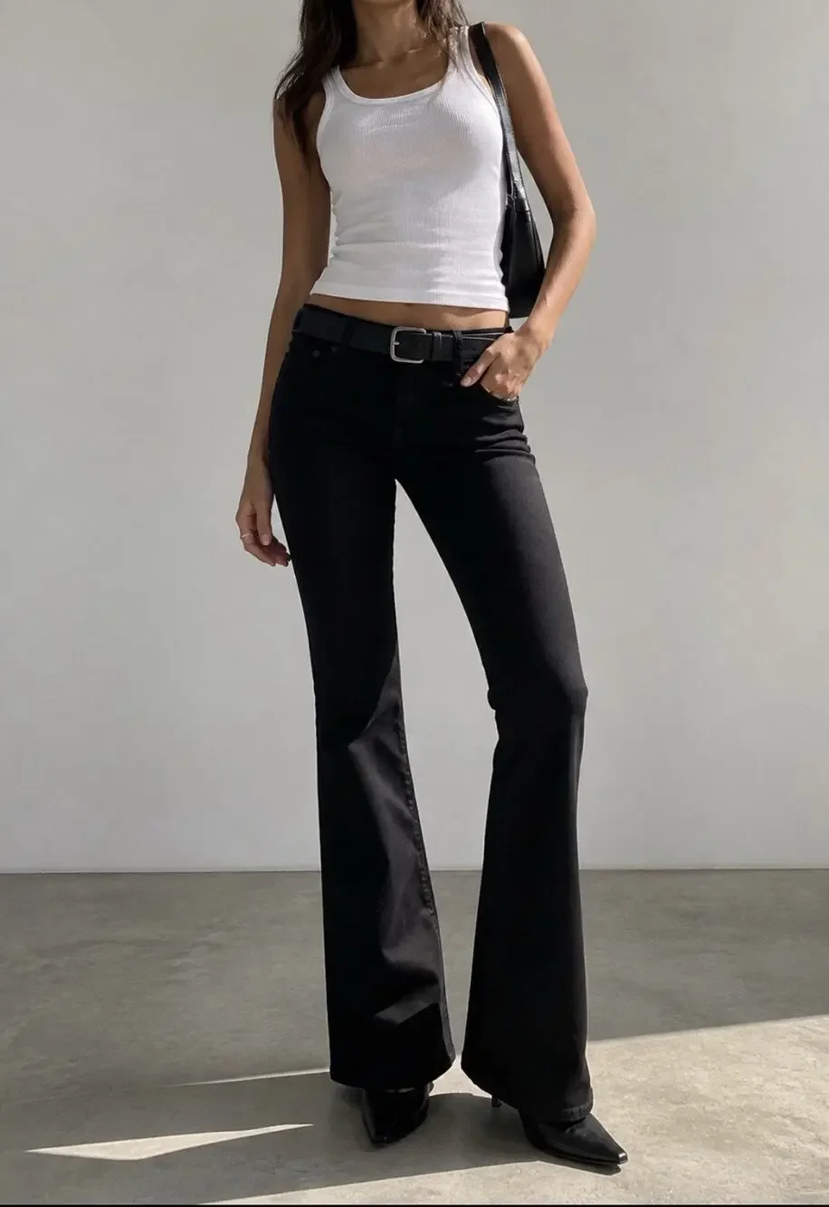 NWT J Crew Black Bootcut Sz 29 Bootcut Flare Y2K Flare Classic Western Denim